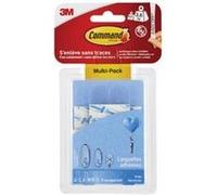 3M Command Languettes adhésives transparentes – Multipack 4L/4M/8S – Sans outils, sans dommage