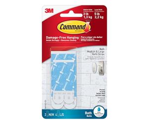 Command Bandes de remplacement Salle de bain 2xM + 4xL bleu