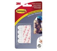 Command? Bandes pour affiches, blanches, 12 petites bandes, 453 g