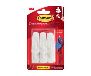 Command Crochet Basique - Lot de 6 Blanc Petit Format