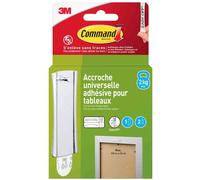 Command Crochet de fixation Universel, L, argent 2Kg