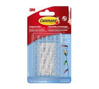 Command Crochets Décoratifs Bandes Transparentes 17026CLR, Incolore, Mini