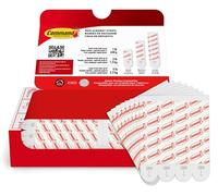 Command Grande recharge - Bandes adhésives murales sans dommages pour grands crochets muraux d'intérieur - Bandes adhésives amovibles sans outils pour crochets de Noël - 20 bandes Command blanches