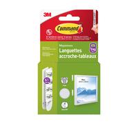Command™Languette de fixation enlevable tableau Blanc Moyen modèle