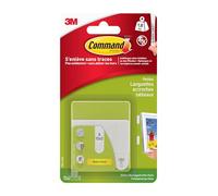 Command Languettes Accroche Tableaux 17205-12, petites, blanches, 12 x 2 languettes