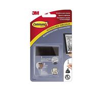 Command Languettes Accroches Tableaux Moyen Modèle, 8 x 2 Languettes, 5,4 kg, Blanc - Fixation sans Dommage