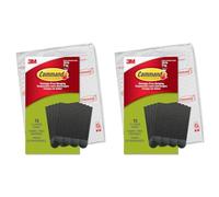 Command Languettes Accroches Tableaux, Très Grandes - 10 Paires (20 Languettes) Noir - Supporte jusqu'à 9 kg - Sans Outils - Fixation sans Dommages (Lot de 2)