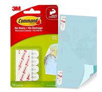 Command Languettes adhésives pour posters 46 mm x 16 mm 12 languettes (Import Royaume Uni)