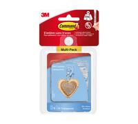 Command Lot de 18 mini crochets transparents