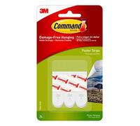 Command Lot de 24 bandes de suspension pour affiches, petites, blanches, (17024-24ES)
