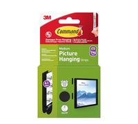 Command Lot de 4 paires de bandes de suspension pour tableau 17204BLK-4-UKN, noir, taille M, (8 bandes)
