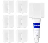 Command Lot de 6 grands ressorts adhésifs blancs pour tapisserie, salle de bain, cuisine, maison et hôtel