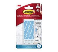 Lot de 8 languettes adhésives Résistant à l'eau COMMAND, transparent