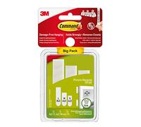 Command Lot économique de 8 paires de bandes de suspension pour photos, cadres, miroirs, décoration murale - 6 paires de moyennes (12 bandes), 4 paires de petites bandes (8 bandes) - Pour photos,