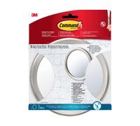 Command™Miroir pour salle de bains Nickel satiné Moyen modèle