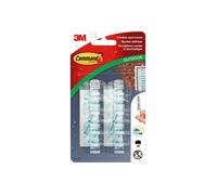 Command Clip adhésif transparent pour décoration extérieure, petit pour accrocher les lumières dans votre jardin et dans d'autres espaces extérieurs en toute sécurité et sans dommage