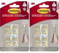 Command Petits crochets métalliques dorés (Lot de 2)