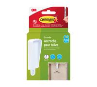Command Porte-toile grand format en plastique - Blanc