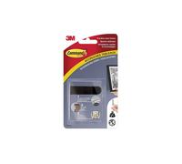 Command UU001580958 Pack de 4 x 2 Languettes petites d'accrochage de tableaux pour cadres/murs foncés 1,8 kg