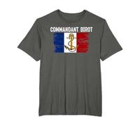 Commandant Birot F796 Aviso Navire De Guerre Père Vétérans T-Shirt