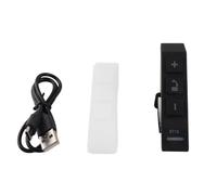 Commande au Volant PolyGen avec Bluetooth 5.0, Longue portée de 15 m, Support de Sangle en Silicone pour Tous Les Smartphones, télécommande multimédia Bluetooth pour Voitures et