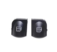 Commande Bouton Platine Lève Vitre Pour W203 Pour W208 C-CLASS Pour C320 Pour C230 Pour C240 bouton Fenêtre Électrique Interrupteur Console Couvercle Capuchons 2 Pièces Interrupteur