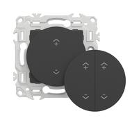 Commande centralisée connectée 1 poste Schneider Electric Wiser Odace noir