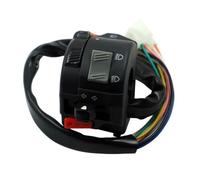 Commande clignotant moto Interrupteur De Clignotant Pour Moto 2.2cm, Pour Trou Universel, Ensemble De Commutateur De Commande De Guidon Gauche Pour Vélo Électrique Et Scooter