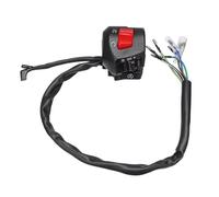 Commande clignotant moto Interrupteur De Guidon Moto 7/8 Pouces, Pour Klaxon Universel 12V Clignotant, Phare, Interrupteur De Démarrage Électrique, Double Accélérateur(Right)