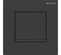 Geberit – Commande pneumatique pour urinoir 116017161 – Plaque Type 30 laqué noir mat, easy-to-clean