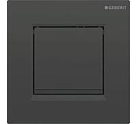 Geberit – Commande pour urinoir 116017DW1 Typ 30 – pneumatique, plaque en plastique noir mat