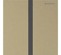 Commande d'urinoir Geberit Type 40 116237QF1 électronique, à piles, couleur laiton / brossé, revêtement facile à nettoyer