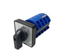 Commande de commutateur à came, deux vitesses, marche-arrêt, 3 positions, 4 pôles, sélecteur de changement rotatif 20A, Contact argenté LW8-20-5.5S1/4, 1 pièce