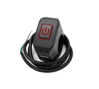 Commande de Commutateur de Guidon Interrupteur De Klaxon De Phare De Moto, Interrupteur De Commande Modifié, Support De Guidon, Rouge Bleu Blanc Jaune Vert, Bouton Avec Lumière(4)