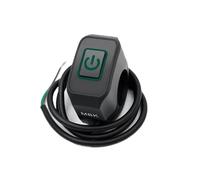 Commande de Commutateur de Guidon Interrupteur De Klaxon De Phare De Moto, Interrupteur De Commande Modifié, Support De Guidon, Rouge Bleu Blanc Jaune Vert, Bouton Avec Lumière(3)