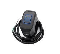 Commande de Commutateur de Guidon Interrupteur De Klaxon De Phare De Moto, Interrupteur De Commande Modifié, Support De Guidon, Rouge Bleu Blanc Jaune Vert, Bouton Avec Lumière(2)