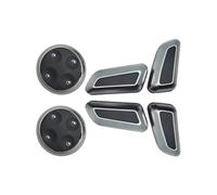 Commande De Commutateur De Siège Pour A3 8V Pour A4 B8 Pour A5 Sportback Pour A6 C6 C7 Pour A7 4G8 Garniture Couvercle Bouton Réglage Commutateur Siège Voiture(Matte Silver)