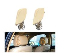 Commande De Commutateur De Siège Pour BMW 5 7 5GT X5 X6 Série F10 F11 F01 F02 F07 E70 E71 E72 Siège Avant Voiture Beige Noir Bouton Commutation Couvercle Ressort(Beige 2pcs)