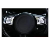 Commande de régulateur de Vitesse au Volant pour Jaguar XE XF F-Pace E-Pace F-Type, Boutons de Volant en Alliage, Cache décoratif, Autocollants pour l'intérieur de la Voiture (Modèle B) (Modèle A)