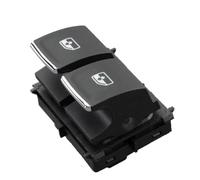 Commande de vitre Compatible Avec Seat Pour Leon Pour MK3 2014 Interrupteur Commande De Lève-vitre Électrique Avant Droit Côté Conducteur Double Bouton 5G0959858A
