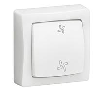 Commande de VMC complet Appareillage saillie - blanc