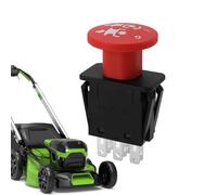 Commande d'embrayage de Tondeuse : Interrupteur d'arrêt PTO pour Tracteur Tondeuse à Gazon, Bouton de sécurité, Design Ergonomique, pièce de Rechange Facile à Installer pour Tondeuse