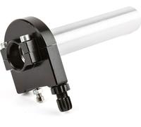 Commande des gaz noire STR8 en aluminium pour guidon D 22/28