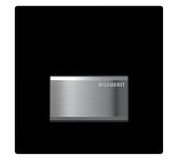 Geberit Plaque de commande Type 50 116.016.DW.5 – pneumatique, boutons rectangulaires – Noir RAL 9005