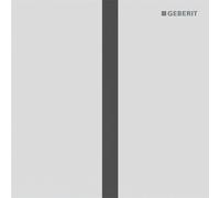 Commande d'urinoir Geberit électronique pile type 40 square blanc mat - GEBERIT 116.237.JT.1