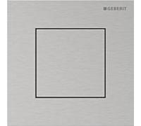 Plaque de commande Geberit type 40 urinoir - pneumatique - carré - inox geb/easy-to-clean 116.217.FW.1