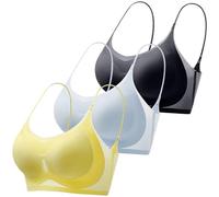 Commande en Cours De Livraison Soutien Gorge sans Armatures Femme Grande Taille I Soutien-Gorge Soutiens Sport Jeune Fille Brassiere Coton Lot Ultra Confortable Gorg Dentel Noir Mariage Blanc