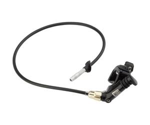 Commande fourche Rockshox Remote Xloc Gauche Gold Adjuster Includes Hose/Banjo/Cover Part Rs1 Noir