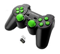 Commande Gaming Sans Fil Esperanza Gladiator GX600 USB 2.0 Noir Vert PC PlayS