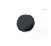 Commande Geberit élec piles DT Sigma10 ronde Sig12 blanc chr bri - GEBERIT 115.908.KJ.6